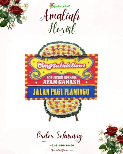 Bunga Papan Congratulation di Mendongan